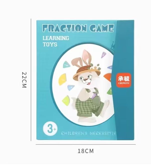 Magnetic Fraction Demonstration Book. 1 Set Math Teaching Aid. Learning Toy for Gift. Mathematical Knowledge Training Toys. Interactive Game Props. Educational Material - Bild 8